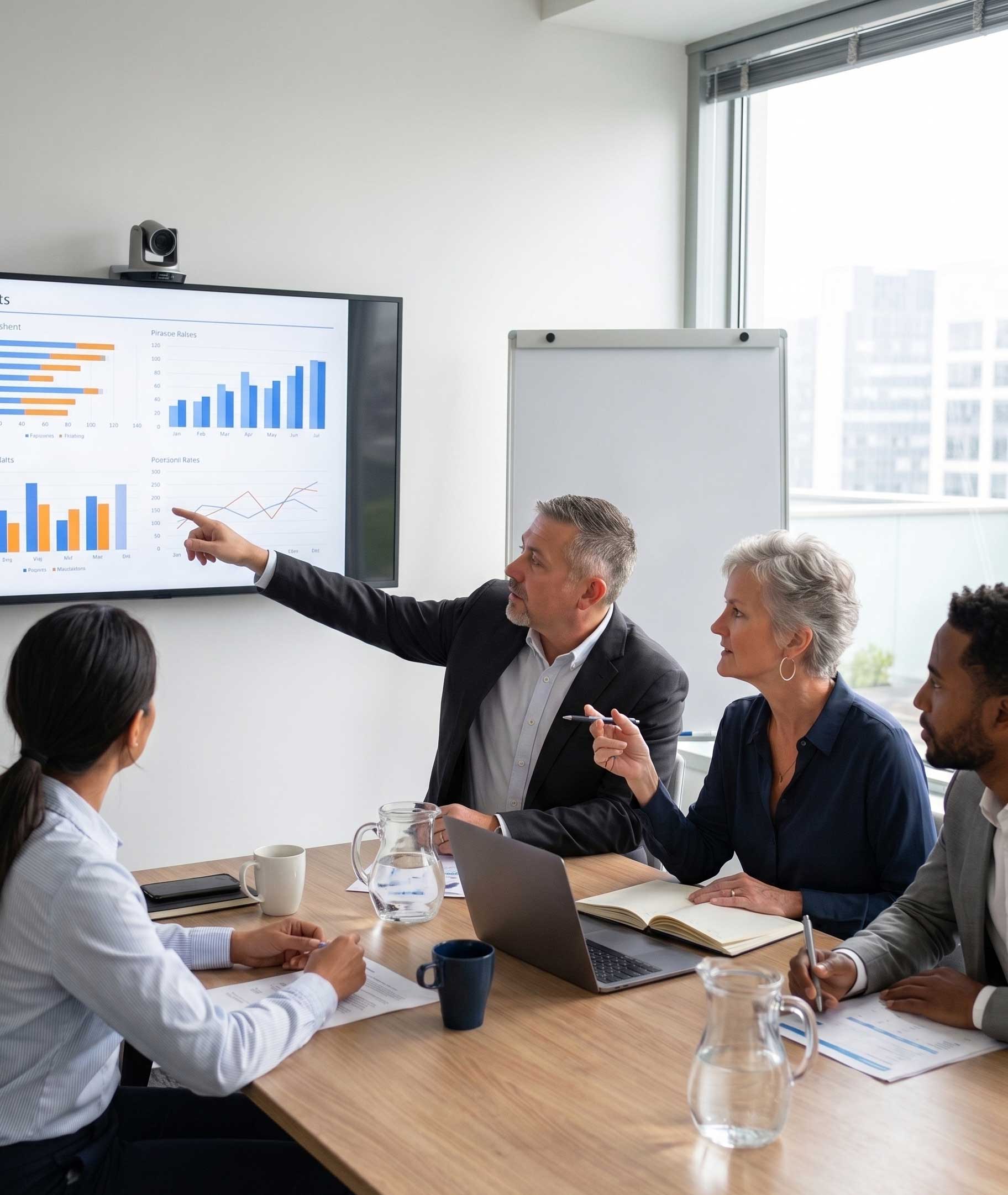 Consulting team in a strategy meeting