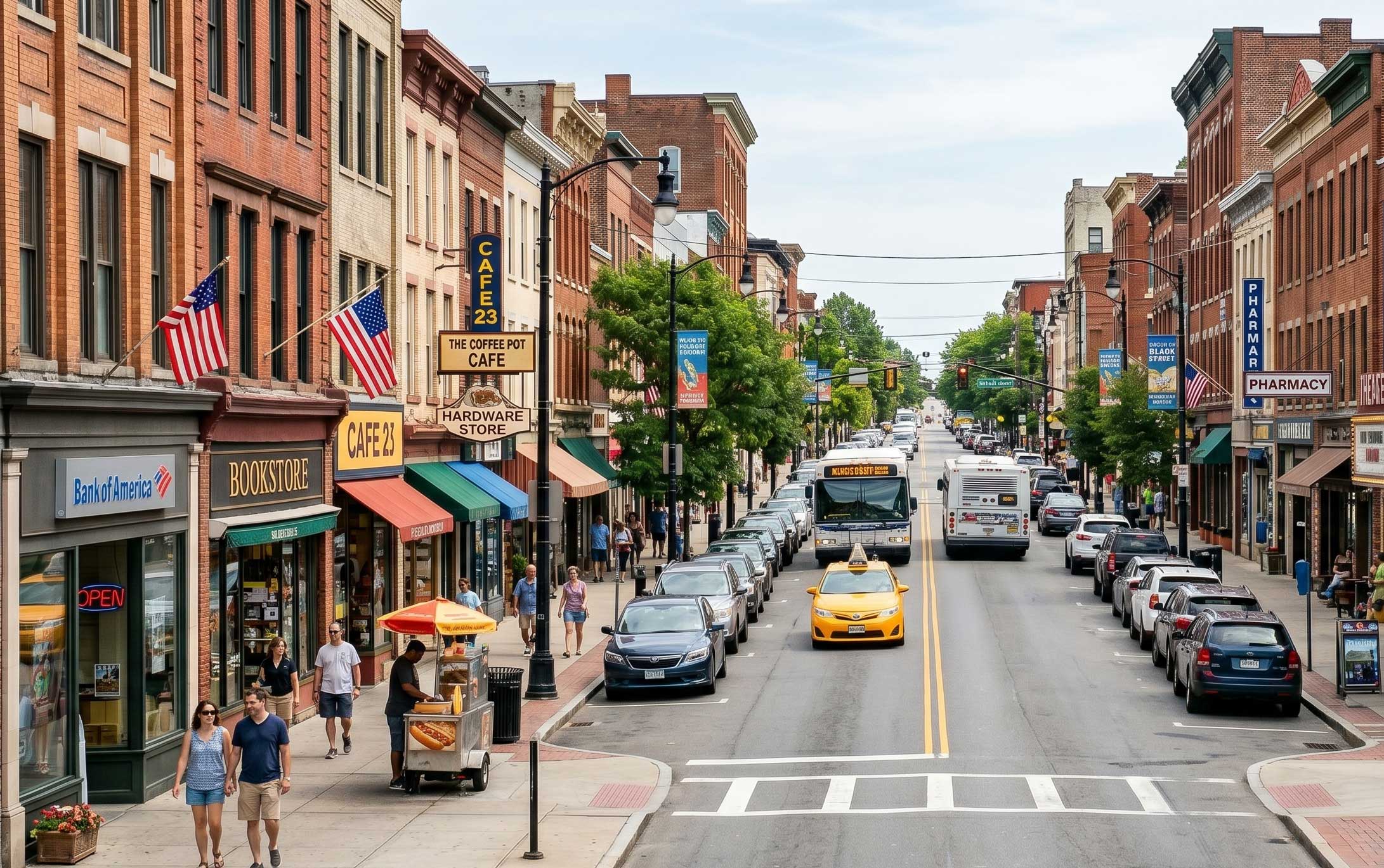 Main Street commercial development